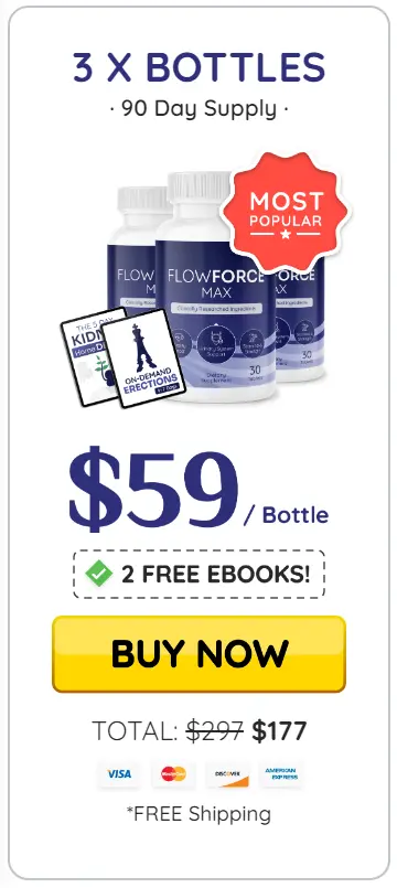 Buy FlowForce Max 3 Bottles